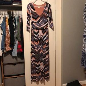 Anthropologie Novela Maxi Midi Dress - Lilac